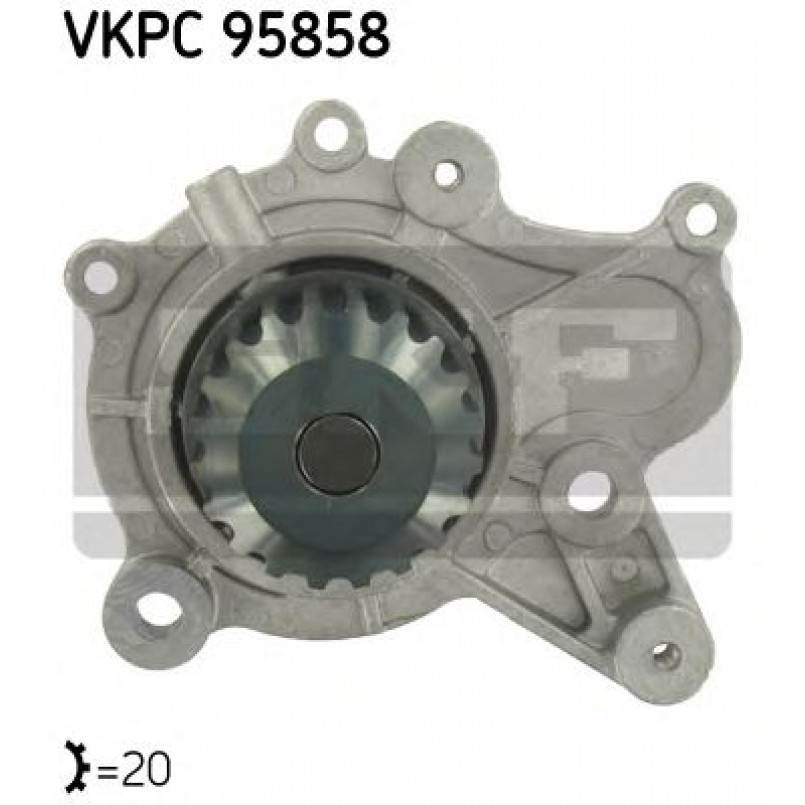 VKPC 95858 SKF - Насос охолоджуючої рідини